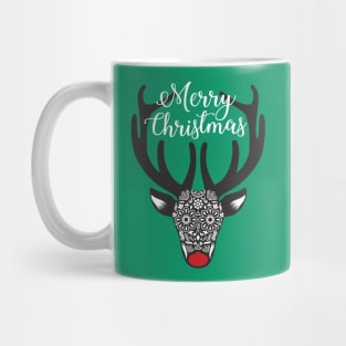 Rudolph the Dia De Los Muertos Reindeer Mug